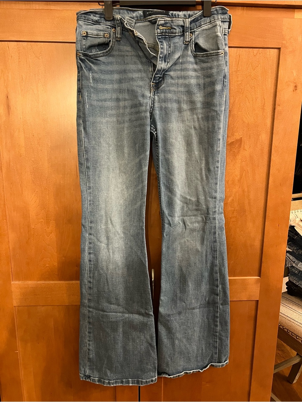 Aeropostale Light Blue Boot-Cut Jeans